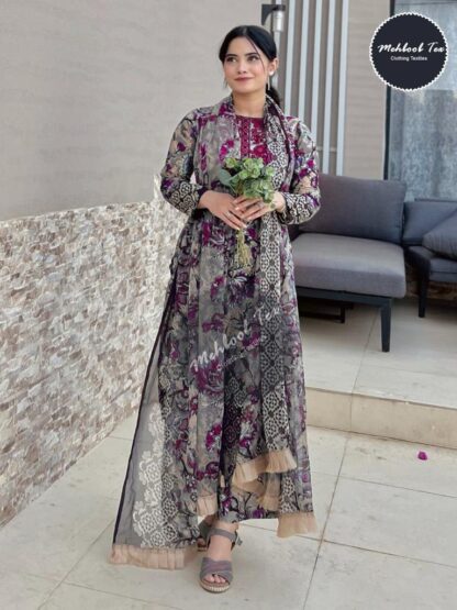 MEHBBOB TEX 1042 A FIRDOSE VOL 8 PAKISTANI SUITS LATEST COLLECTION - Image 6