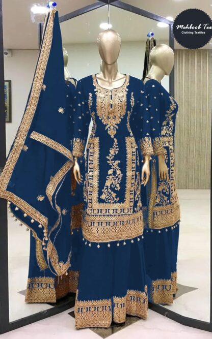 MEHBBOB TEX 1356 E HEAVY VELVET PAKISTANI SUITS FOR LADIES KURTIS WHOLESALER, MEHBBOB TEX 1356 E HEAVY VELVET  MEHBOOB TEX, Single, Suits