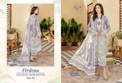 SHREE FABS FIRDOUS EXCLUSIVE COLLECTION VOL-31 3311 B PAKISTANI SUITS