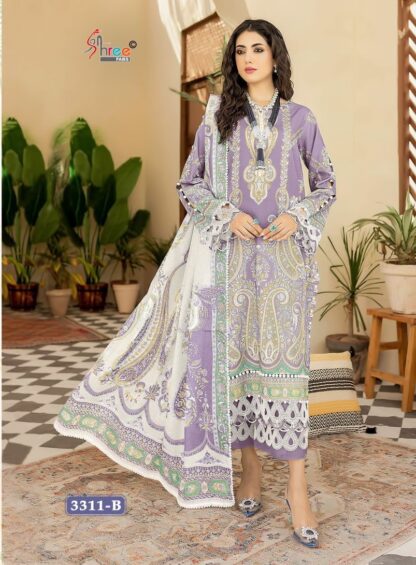 SHREE FABS FIRDOUS EXCLUSIVE COLLECTION VOL-31 3311 B PAKISTANI SUITS