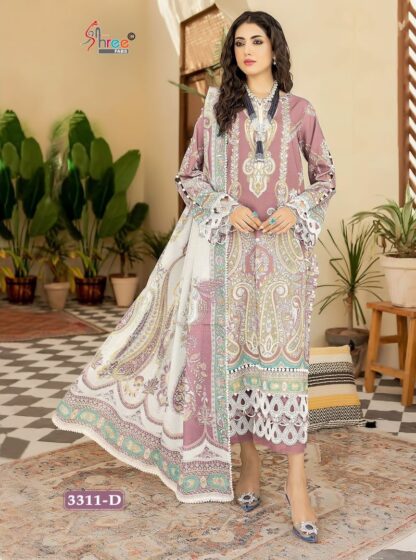 SHREE FABS FIRDOUS EXCLUSIVE COLLECTION VOL-31 3311 D PAKISTANI SUITS