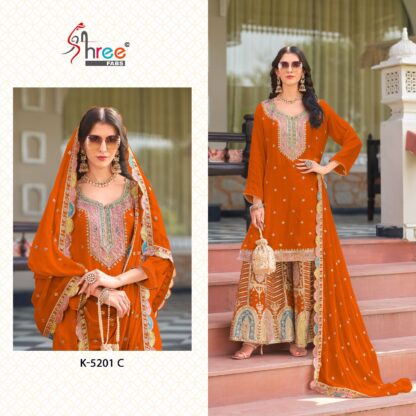 SHREE FABS K 5201 C CHINON PAKISTANI PLAZZO SUIT FOR GIRL