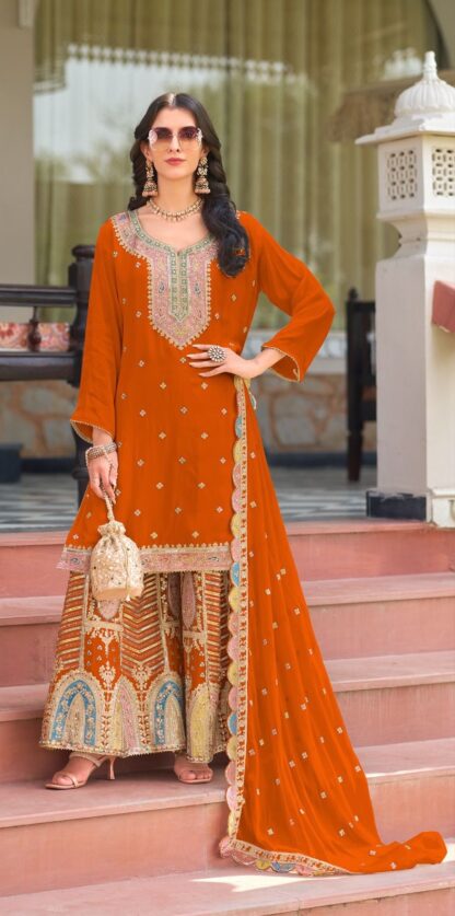 SHREE FABS K 5201 C CHINON PAKISTANI PLAZZO SUIT FOR GIRL