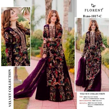 FLORENT 1017 C VELVET NEW SALWAR SUITS FOR WOMEN BEST QUALITY PAKISTANI SUITS, FLORENT 1017 C VELVET, PAKISTANI SALWAR KAMEEZ, PAKISTANI SUITS AT MANUFACTURER PRICE, PAKISTANI SUITS MANUFACTURER IN SURAT, PAKISTANI SUITS WHOLESALE IN DELHI, PAKISTANI SUITS WHOLESALER FROM SURAT  FLORENT, Suits, ZIAAZ DESIGNER
