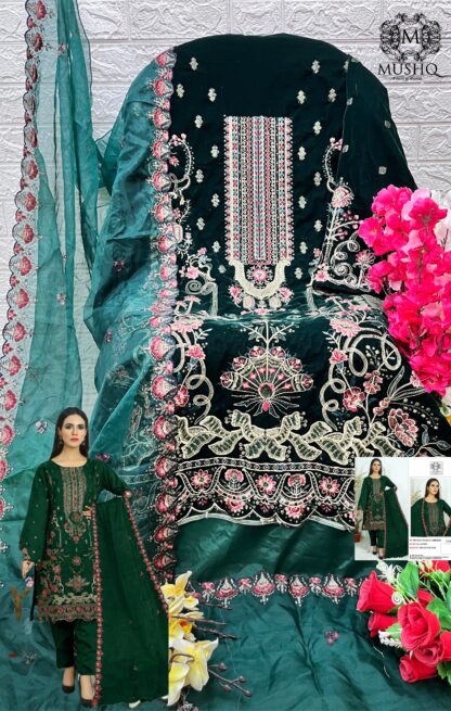 MUSHQ M 280 B PAKISTANI SUIT SINGLE PIECE BUY