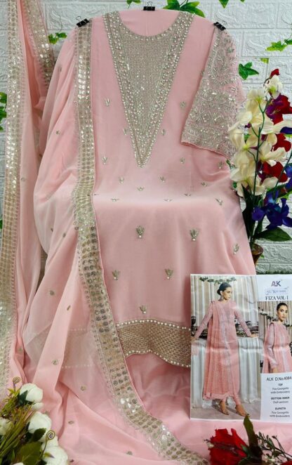 AL KHUSHBU ALK 4048 C FIZA VOL-1 LATEST PAKISTANI SUITS ONLINE AL KHUSHBU ALK 4048 C FIZA VOL-1, PAKISTANI SUITS WHOLESALER FROM SURAT, SALWAR KAMEEZ WHOLESALE  AL KHUSHBU, Pakistani Suits, Salwar Kameez, Single, Suits
