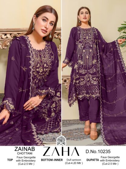 ZAHA 10235 ZAINAB CHOTTANI PAKISTANI SUITS ONLINE INDIA