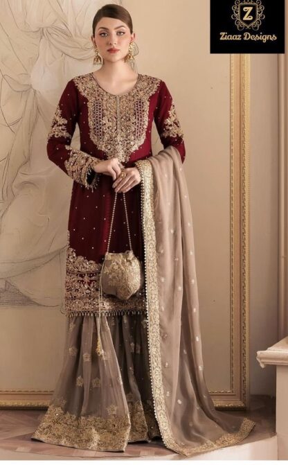 ZIAAZ DESIGN 663 SEMI STITCHED PAKISTANI SUITS ONLINE WHOLESALE BEST QUALITY PAKISTANI SUITS, PAKISTANI SUITS AT MANUFACTURER PRICE, PAKISTANI SUITS BEST PRICE, PAKISTANI SUITS COLLECTION, PAKISTANI SUITS ONLINE SHOPPING, PAKISTANI SUITS ONLINE SHOPPING IN INDIA, PAKISTANI SUITS WHOLESALE, ZIAAZ DESIGN 663 SEMI STITCHED  FEPIC ROSEMEEN, JIHAN, Pakistani Suits, Salwar Kameez, Single, Suits, ZIAAZ DESIGNS