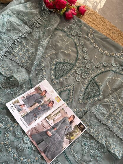 ZIAAZ DESIGN 736 C SEMI STITCHED ORGANZA BEST PAKISTANI SUITS SUPPLIER BEST QUALITY PAKISTANI SUITS, PAKISTANI SUITS AT MANUFACTURER PRICE, PAKISTANI SUITS BEST PRICE, PAKISTANI SUITS COLLECTION, PAKISTANI SUITS ONLINE SHOPPING, PAKISTANI SUITS ONLINE SHOPPING IN INDIA, PAKISTANI SUITS WHOLESALE, ZIAAZ DESIGN 736 C SEMI STITCHED ORGANZA  FEPIC ROSEMEEN, JIHAN, Pakistani Suits, Salwar Kameez, Single, Suits, ZIAAZ DESIGNS