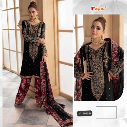 ZIAAZ DESIGNS V 17040 B VELVET PAKISTANI SUITS DESIGN 2024 KURTIS WHOLESALER, PAKISTANI AT BEST PRICE, SUITS WHOLESLER, ZIAAZ DESIGNS V 17040 B VELVET  Pakistani Suits, Single, Suits, ZIAAZ DESIGNER