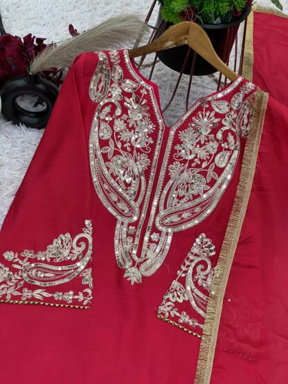 ZSR 3097 CHINONO TOP BOTTOM & DUPATTA ONLINE WHOLESALE - Image 3