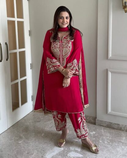ZSR 3097 CHINONO TOP BOTTOM & DUPATTA ONLINE WHOLESALE