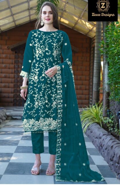 ZIAAZ DESIGNS 714 J PAKISTANI SUITS WHOLESALER FROM SURAT