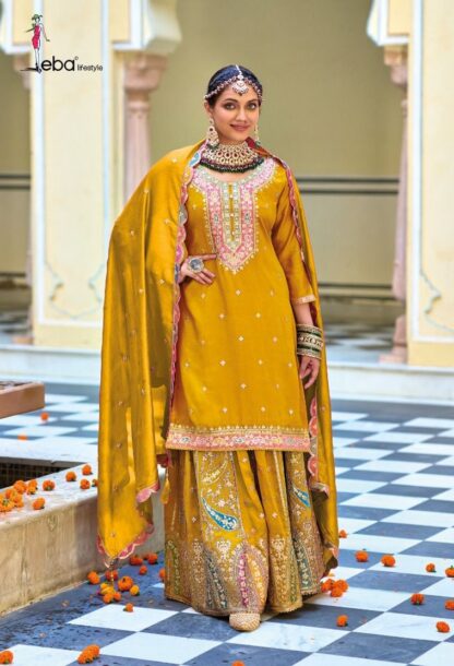 EBA LIFESTYLE SAFROON VOL 3 1624 B SALWAR KAMEEZ LATEST COLLECTION BEST QUALITY PAKISTANI SUITS, EBA LIFESTYLE SAFROON VOL 3 1624 B SALWAR KAMEEZ LATEST COLLECTION, ONLINE SHOPPING SUITS  EBA LIFESTYLE, Pakistani Suits, Salwar Kameez, SHARADDHA DESIGNER, Single, Suits