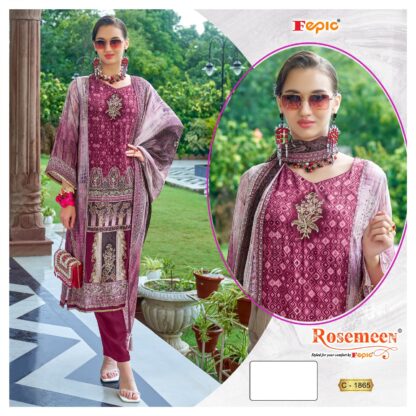 FEPIC ROSEMEEN C 1865 PAKISTANI SUITS ONLINE SHOPPING