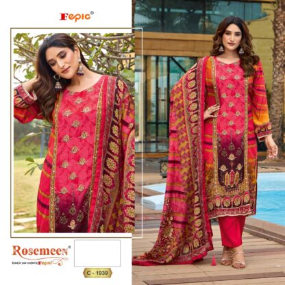 FEPIC ROSEMEEN C 1939 DESIGNER PAKISTANI SUITS WITH PRICE