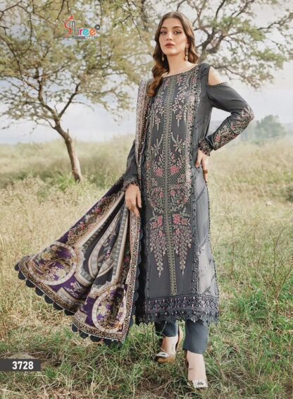 SHREE FABS 3728 MARIYA B EXCLUSIVE COLLECTION VOL 12 BEST QUALITY PAKISTANI SUITS, ONLINE SHOPPING SUITS, PAKISTANI SALWAR KAMEEZ, PAKISTANI SUITS AT MANUFACTURER PRICE, PAKISTANI SUITS BEST PRICE, PAKISTANI SUITS IN SURAT, PAKISTANI SUITS ONLINE SHOPPING, SHREE FABS 3728 MARIYA B EXCLUSIVE COLLECTION VOL 12  DRESS MATERIAL, SHREE FABS, Single, Suits