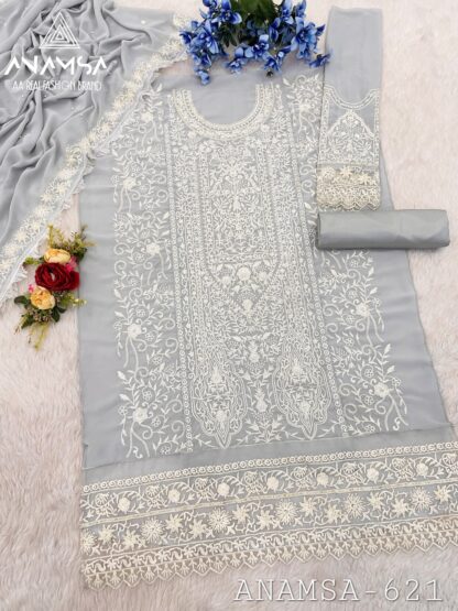 ANAMSA 621 PAKISTANI SUITS ONLINE SHOPPING - Image 3