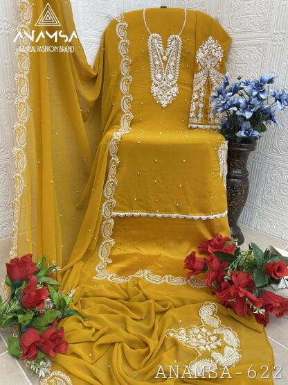 ANAMSA 622 SEMI STITCHED PAKISTANI SUITS WHOLESALE IN SURAT - Image 3