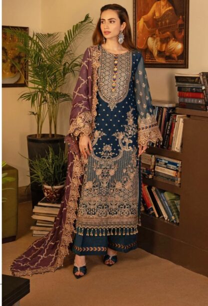 ANAMSA 635 SEMI STITCHED WHOLESALE PAKISTANI SUITS ONLINE