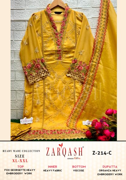 ZARQASH Z 214 C DESIGNER READYMADE PAKISTANI KURTI COTTON SUITS, PAKISTANI SUITS ONLINE, PAKISTANI SUITS SINGLE PIECE, SALWAR KAMEEZ ONLINE, ZARQASH Z 214 C  Pakistani Suits, READYMADE KURTI, Salwar Kameez, Single, Suits, ZARQASH