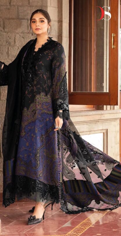 DEEPSY 8031 A MARIA B. LUXE WHOLESALE OF PAKISTANI SUITS