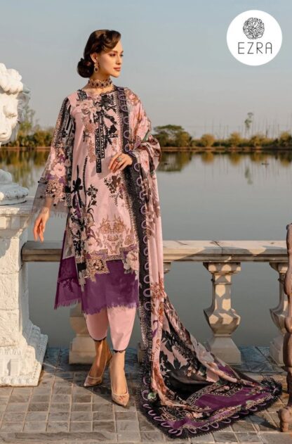 EZRA 1010 B PAKISTANI SUITS LATEST COLLECTION EZRA 1010 B, PAKISTANI SUITS WHOLESALER FROM SURAT, SALWAR KAMEEZ WHOLESALE  EZRA, Pakistani Suits, Salwar Kameez, Single, Suits