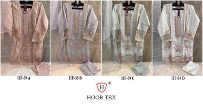 HOOR TEX HF 59 A PAKISTANI SUITS KURTI IN SURAT BEST QUALITY PAKISTANI SUITS, DESIGNER SUITS AT WHOLESALE PRICE, HOOR TEX HF 59 A, ONLINE SHOPPING SUITS, PAKISTANI SALWAR KAMEEZ, PAKISTANI SALWAR SUITS IN INDIA, PAKISTANI SALWAR SUITS WHOLESALE, PAKISTANI SUITS AT MANUFACTURER PRICE, PAKISTANI SUITS MANUFACTURER IN SURAT, PAKISTANI SUITS WHOLESALER FROM SURAT, SALWAR KAMEEZ WHOLESALER, WHOLESALE SUITS COLLECTION  HOOR TEX, Pakistani Suits, READYMADE, Salwar Kameez, Suits, THE LIBAS COLLECTION
