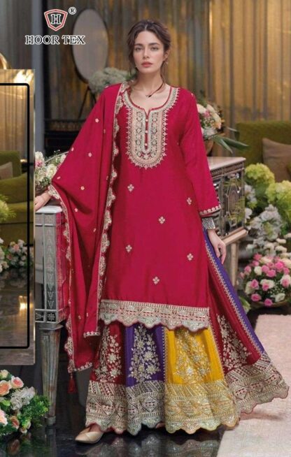 HOOR TEX HF 99 A PAKISTANI SUITS SALE IN SURAT