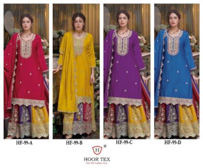 HOOR TEX HF 99 A PAKISTANI SUITS SALE IN SURAT