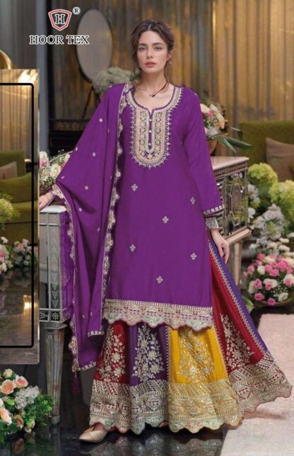 HOOR TEX HF 99 C PAKISTANI SUITS NEW COLLECTION