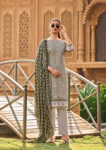 ISHAAL PRINTS 11003 EMBROIDERED VOL 11 PAKISTANI SUITS SUPPLIER