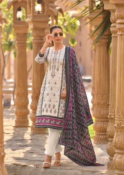 ISHAAL PRINTS 11004 EMBROIDERED VOL 11 PAKISTANI SUITS DESIGN