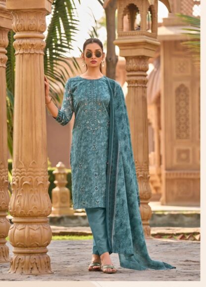 ISHAAL PRINTS 11005 EMBROIDERED VOL 11 PAKISTANI SUITS WITH PRICE