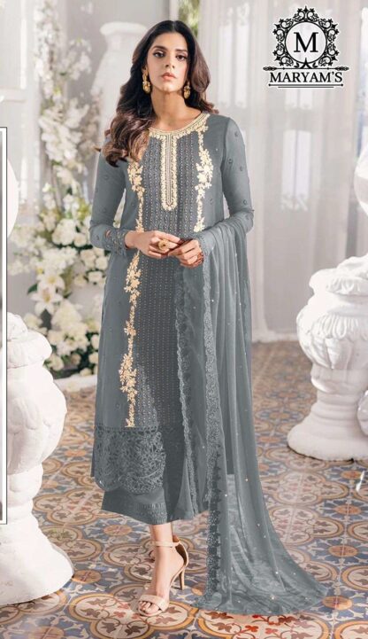 MARYAM 181 B PAKISTANI SUITS IN SINGLE PIECE