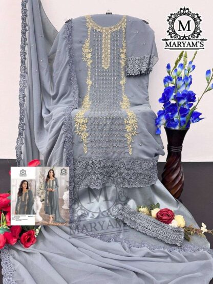 MARYAM 181 B PAKISTANI SUITS IN SINGLE PIECE - Image 2