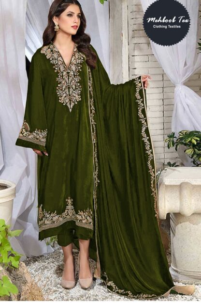 MEHB0OB TEX 1198 E VELVET PAKISTANI SUIT AT BEST PRICE