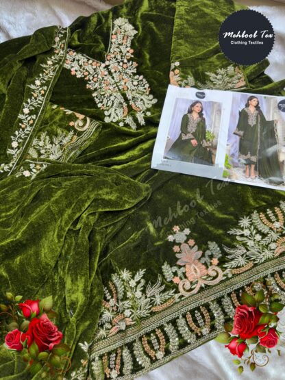 MEHB0OB TEX 1198 E VELVET PAKISTANI SUIT AT BEST PRICE - Image 2