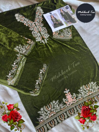 MEHB0OB TEX 1198 E VELVET PAKISTANI SUIT AT BEST PRICE - Image 4
