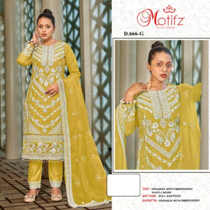 MOTIFZ 666 G PAKISTANI SALWAR SUITS DESIGN