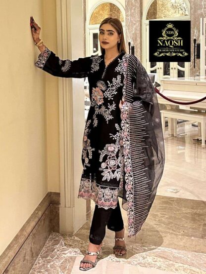 NAQSH 15014 LUXURY PRET FORMAL WEAR PAKISTANI KURTI ONLINE