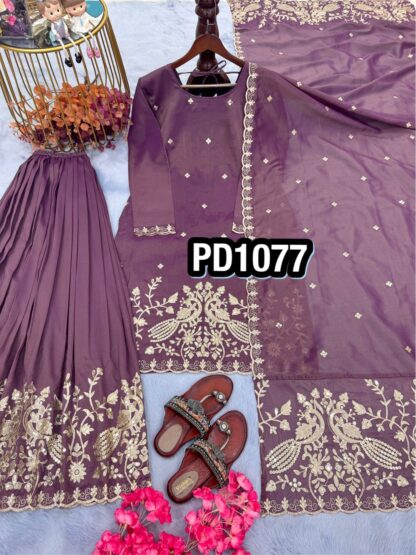 PD1077 DESIGNER READYMADE TOP PLAZZO COLLECTIONS ONLINE