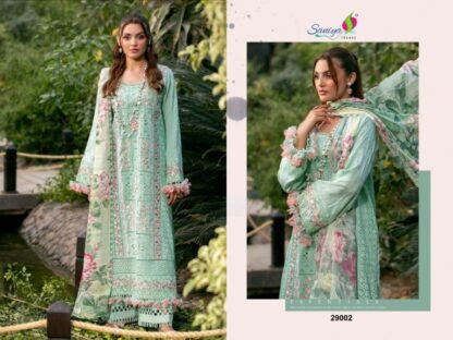 SANIYA TRENDZ 29002 ADAN LIBAS CHIKANKARI VOL 29 PAKISTANI SUITS BEST QUALITY PAKISTANI SUITS, DESIGNER SUITS WHOLESALER, ONLINE SHOPPING SUITS, SALWAR KAMEEZ WHOLESALER, SANIYA TRENDZ 29002 ADAN LIBAS CHIKANKARI VOL 29  Pakistani Suits, SANIYA TRENDZ, Suits