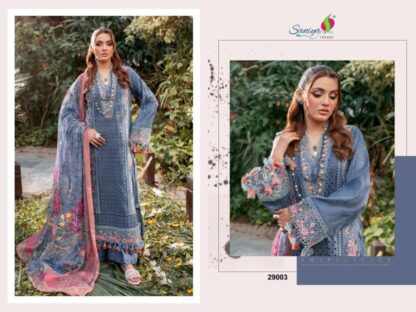 SANIYA TRENDZ 29003 ADAN LIBAS CHIKANKARI VOL 29 PAKISTANI SUITS