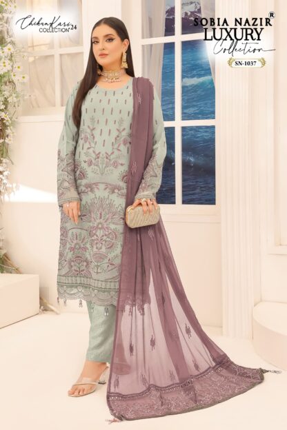 SOBIA NAZIR 1037 LAWN PAKISTANI SUITS ONLINE SHOPPING