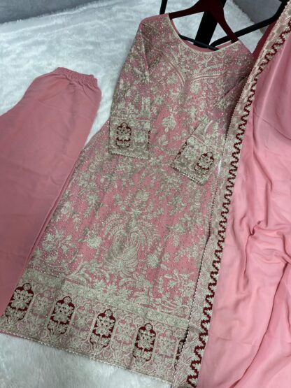 SSR 494 PEACH READYMADE TOP PLAZZO DUPATTA SET SUPPLIER BEST QUALITY PAKISTANI SUITS, PAKISTANI SUITS AT MANUFACTURER PRICE, PAKISTANI SUITS BEST PRICE, PAKISTANI SUITS COLLECTION, PAKISTANI SUITS ONLINE SHOPPING, PAKISTANI SUITS ONLINE SHOPPING IN INDIA, PAKISTANI SUITS WHOLESALE, SSR 494 PEACH READYMADE  Pakistani Suits, Salwar Kameez, Single, Suits