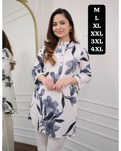 THE LIBAS FLORAL PRINED KURTA SET ONLINE WHOLESALE - Image 5