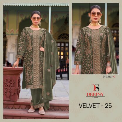 DEEPSY SUITS D 32227 C PAKISTANI HEAVY SUITS