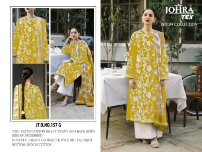 JOHRA TEX JT 157 G PAKISTANI SUITS WITH PRICE