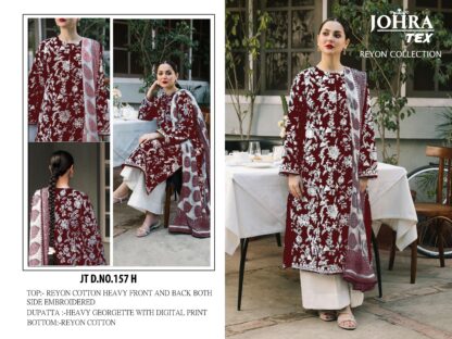 JOHRA TEX JT 157 H PAKISTANI SUITS LATEST COLLECTION